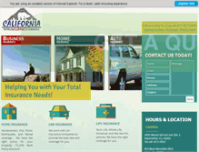 Tablet Screenshot of caltotalinsurance.com